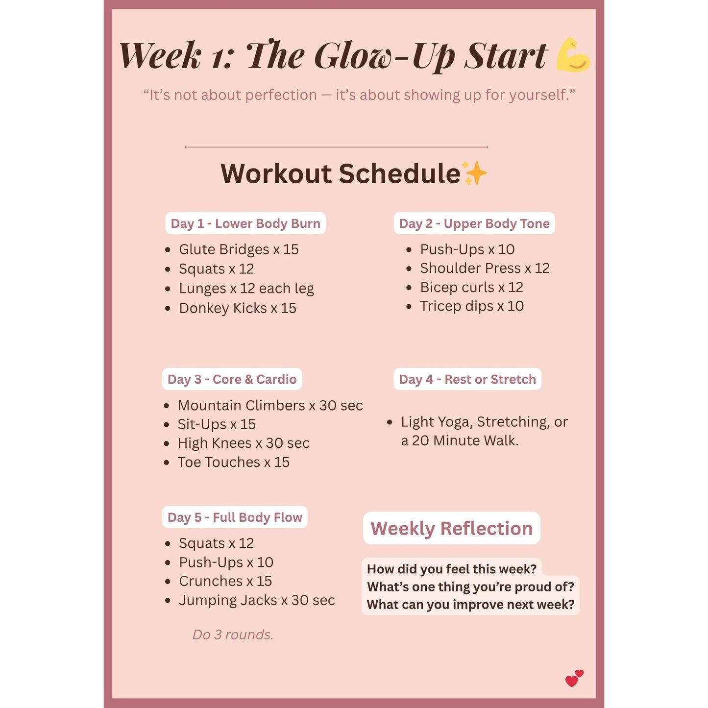 4 - Week Tone & Glow Guide - Emoni Fit