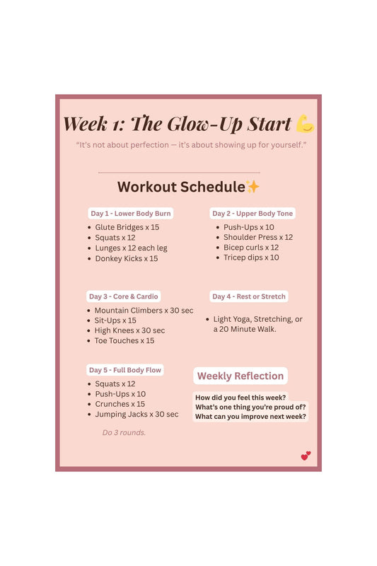 4 - Week Tone & Glow Guide - Emoni Fit