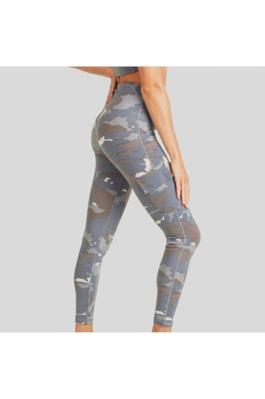 Tundra Camo Cargo Leggings - Emoni Fit