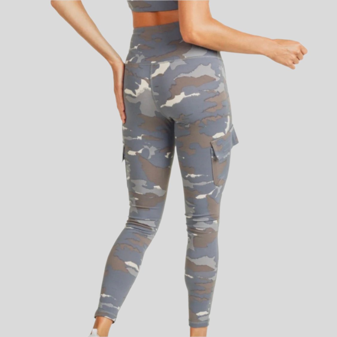 Tundra Camo Cargo Leggings - Emoni Fit