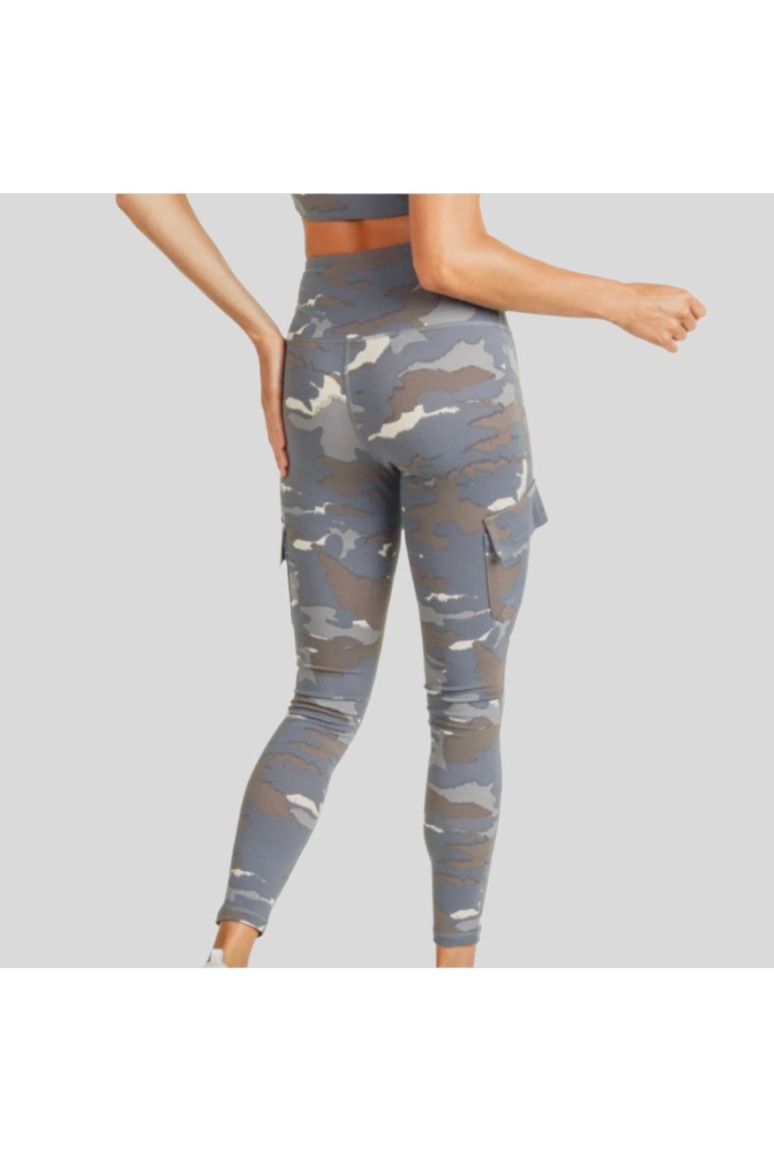 Tundra Camo Cargo Leggings - Emoni Fit