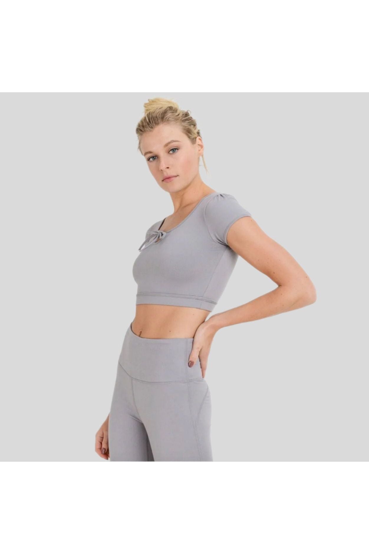 Form-Fit Tie Crop Top - Emoni Fit