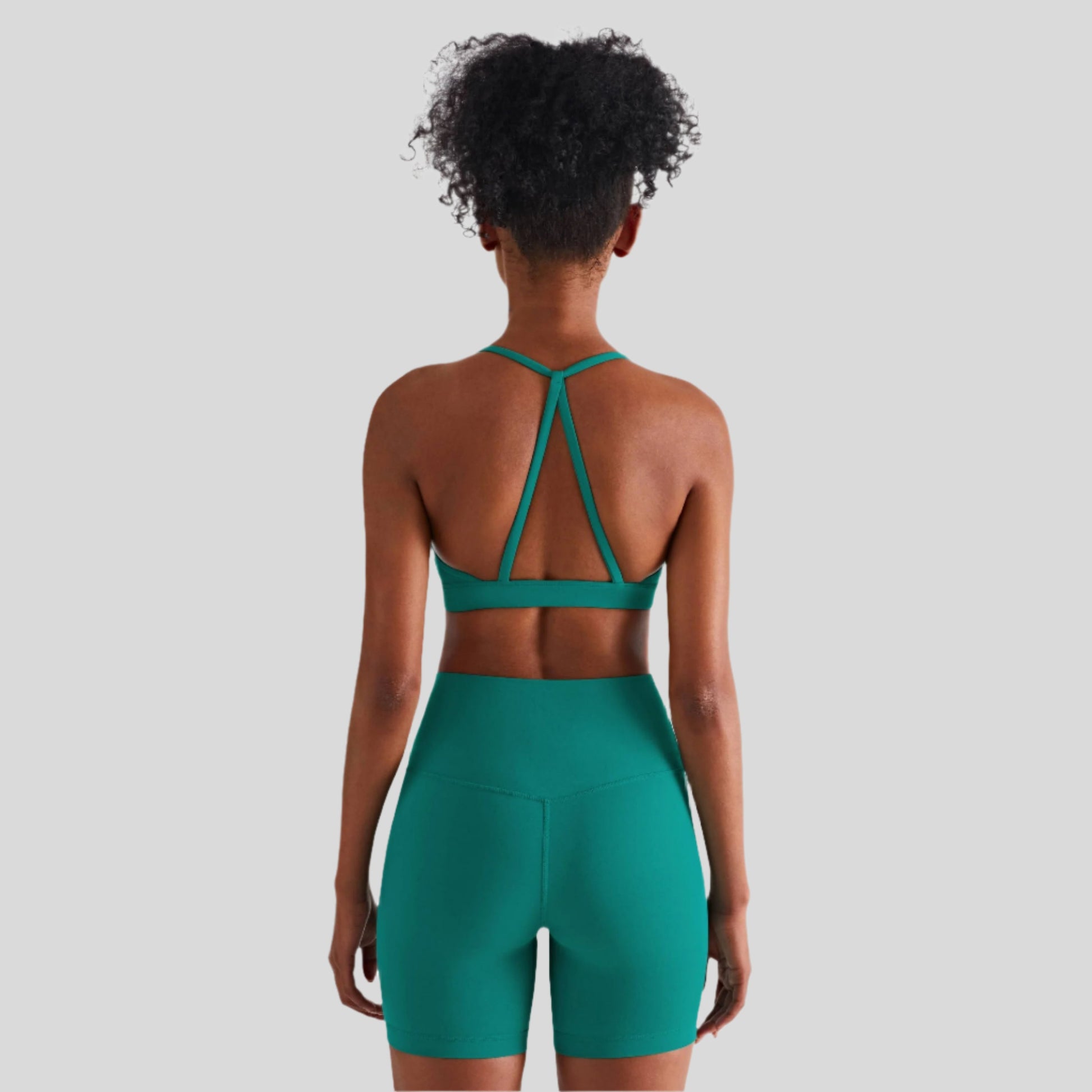 Luna triangle-back Sports Bra - Emoni Fit