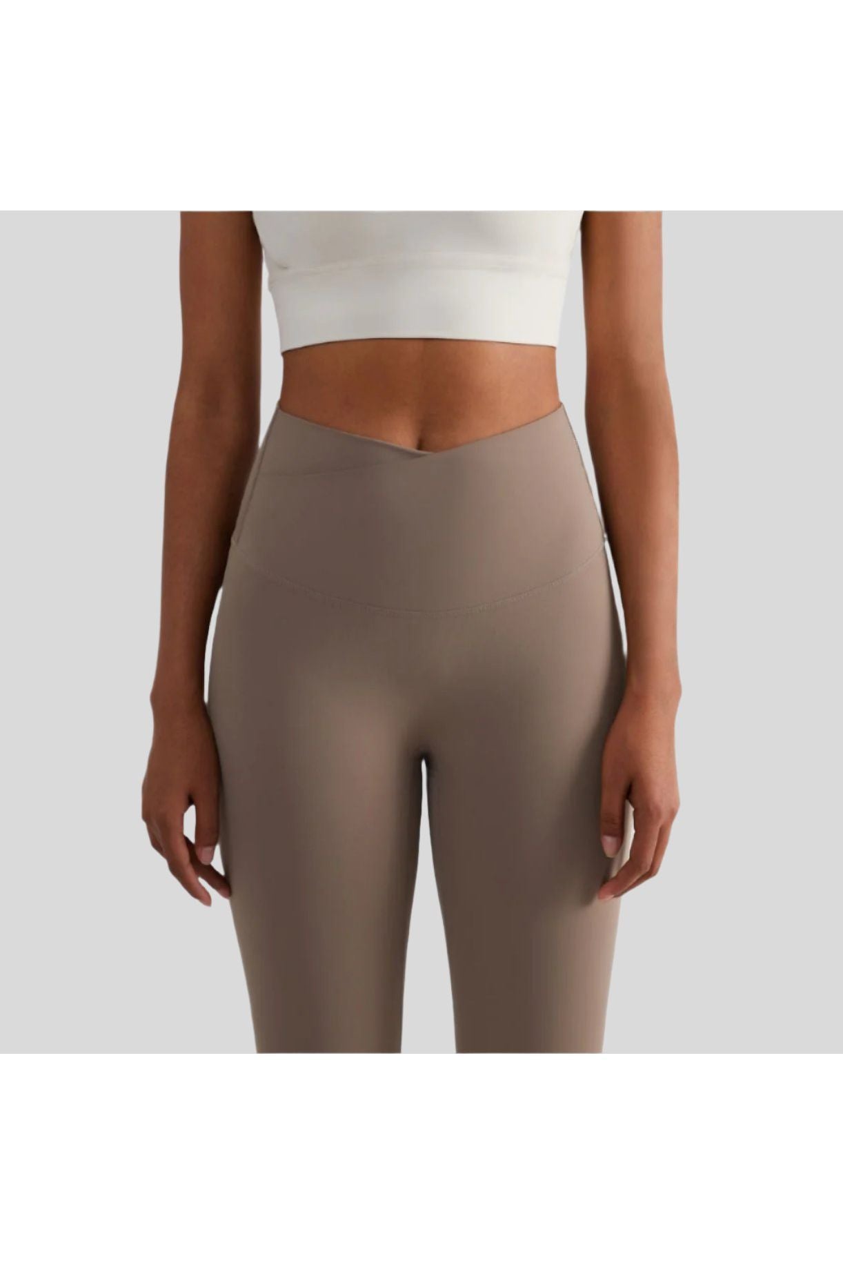 Naomi Cross Over High Waist Leggings - Emoni Fit