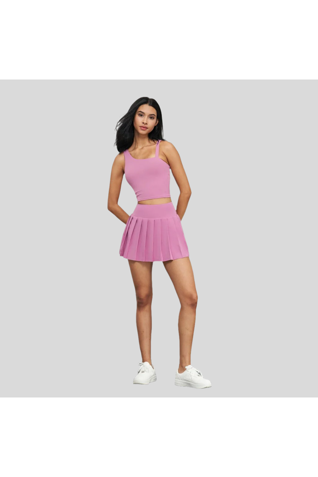 Serena Classic Pleated Tennis Skirt - Emoni Fit
