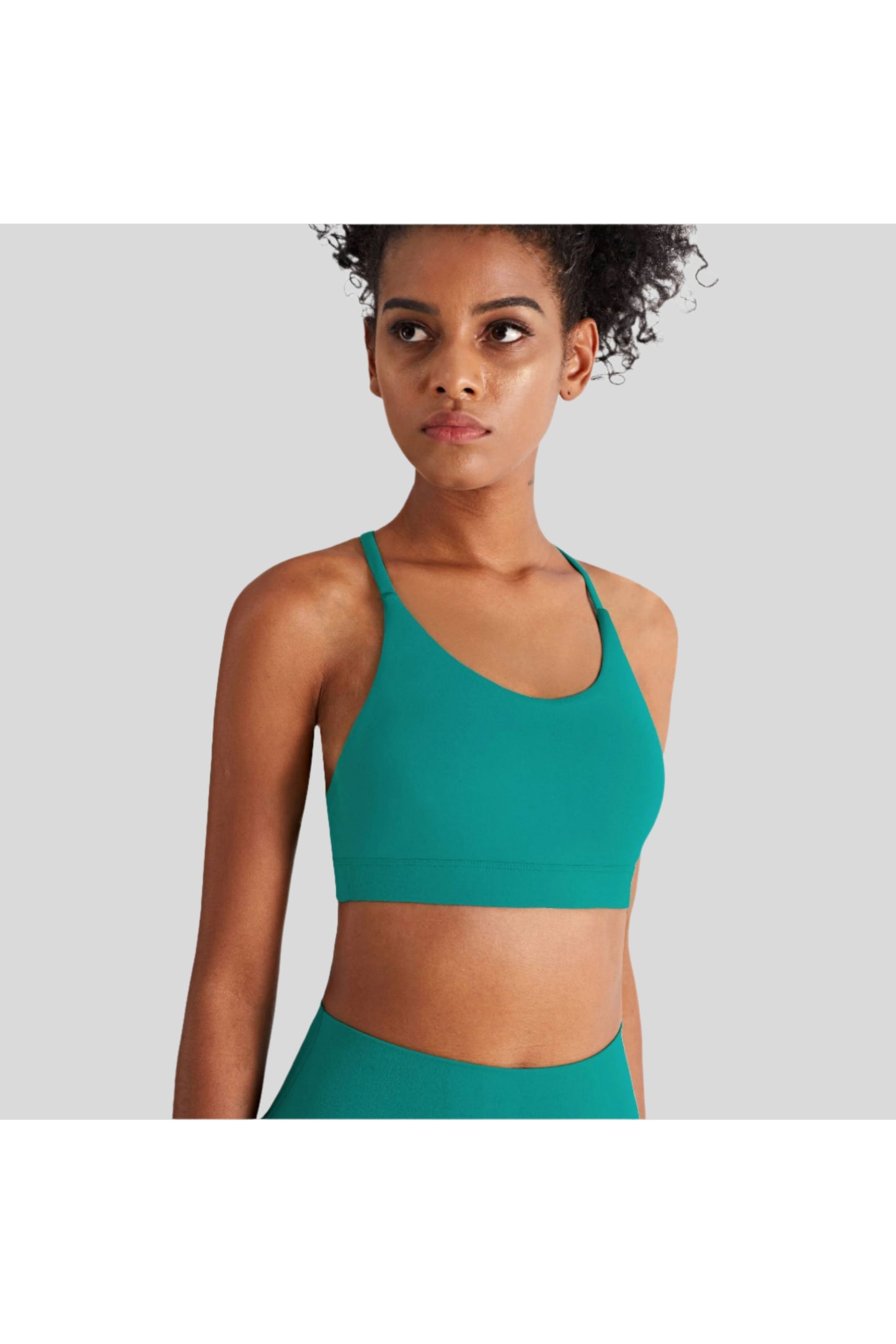 Luna triangle-back Sports Bra - Emoni Fit