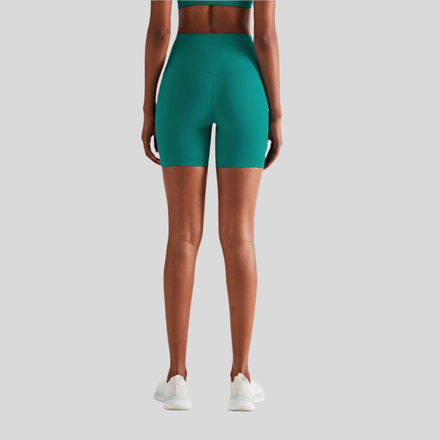 Luna High Waist Mid-Thigh Biker Short - Emoni Fit