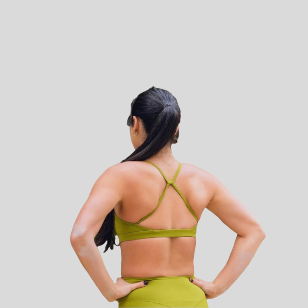 Emoni Zenvy Sports Bra - Moss - Emoni Fit