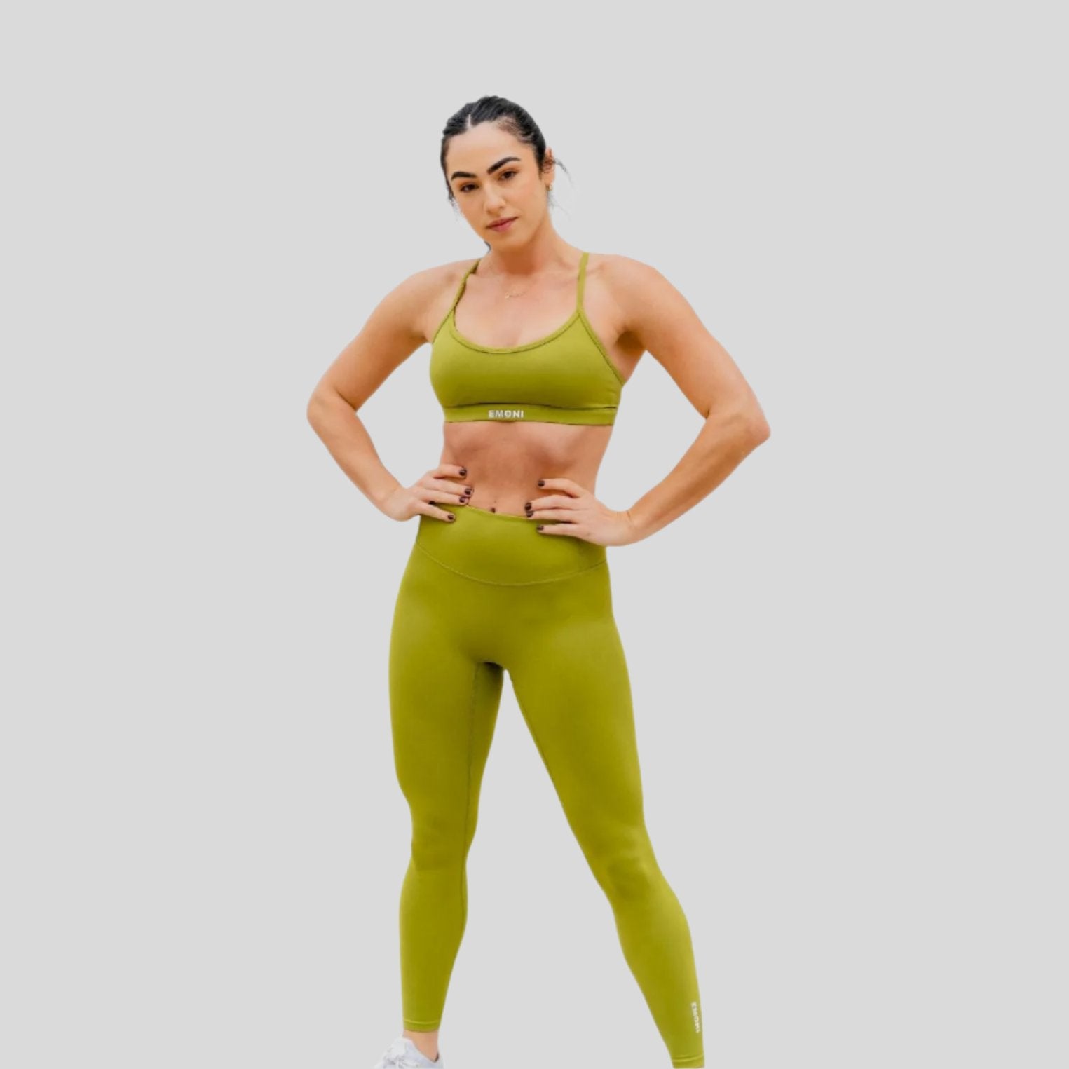 Emoni Zenvy Sports Bra - Moss - Emoni Fit