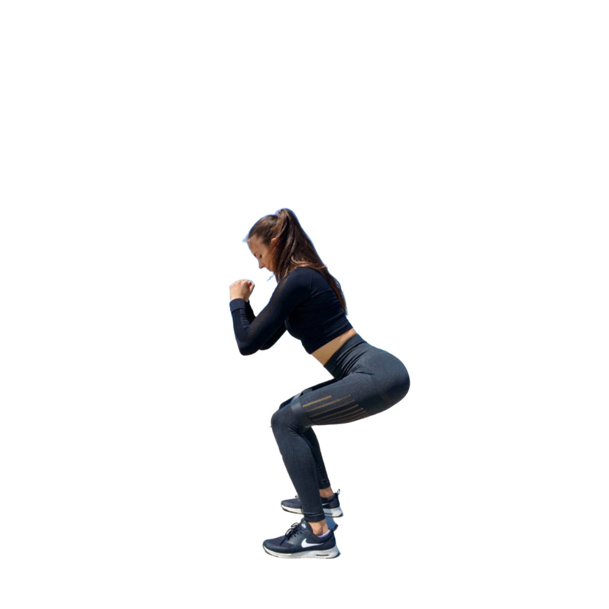 Seamless Flex Leggings -Black - Emoni Fit
