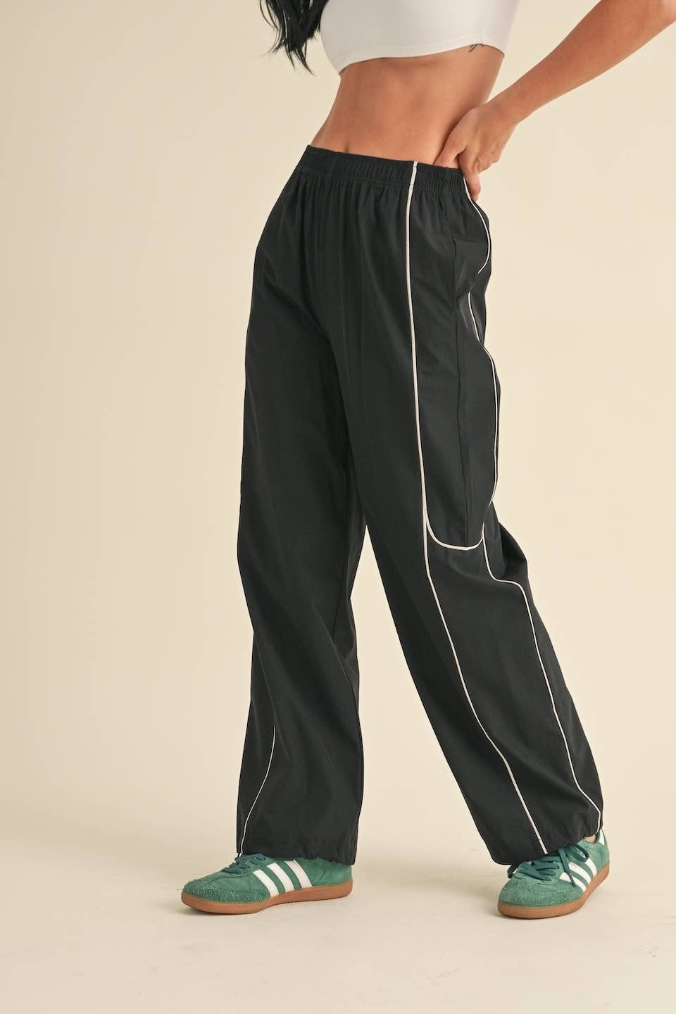 Emoni Track Pants - Black