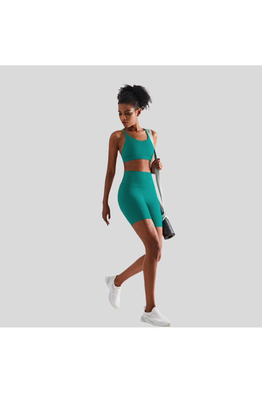 Luna triangle-back Sports Bra - Emoni Fit