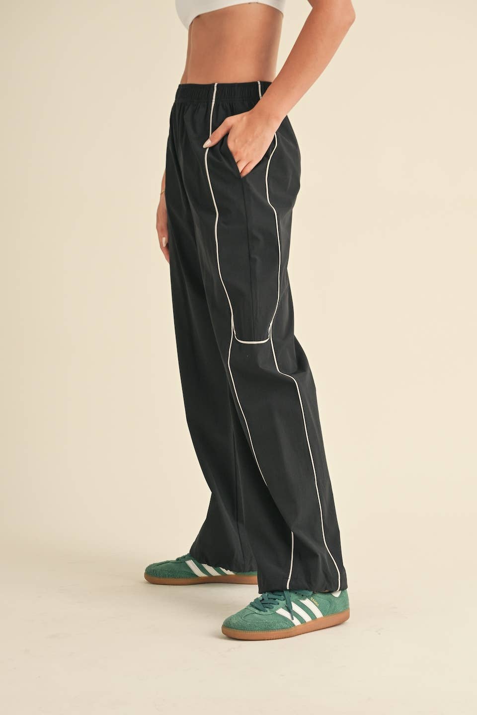 Emoni Track Pants - Black