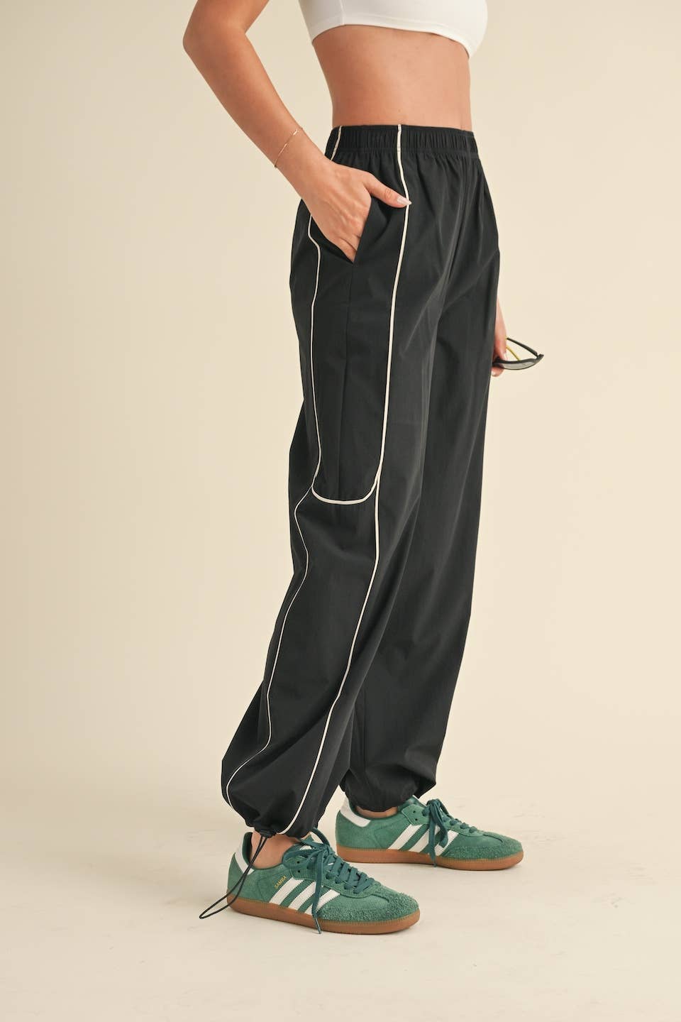 Emoni Track Pants - Black