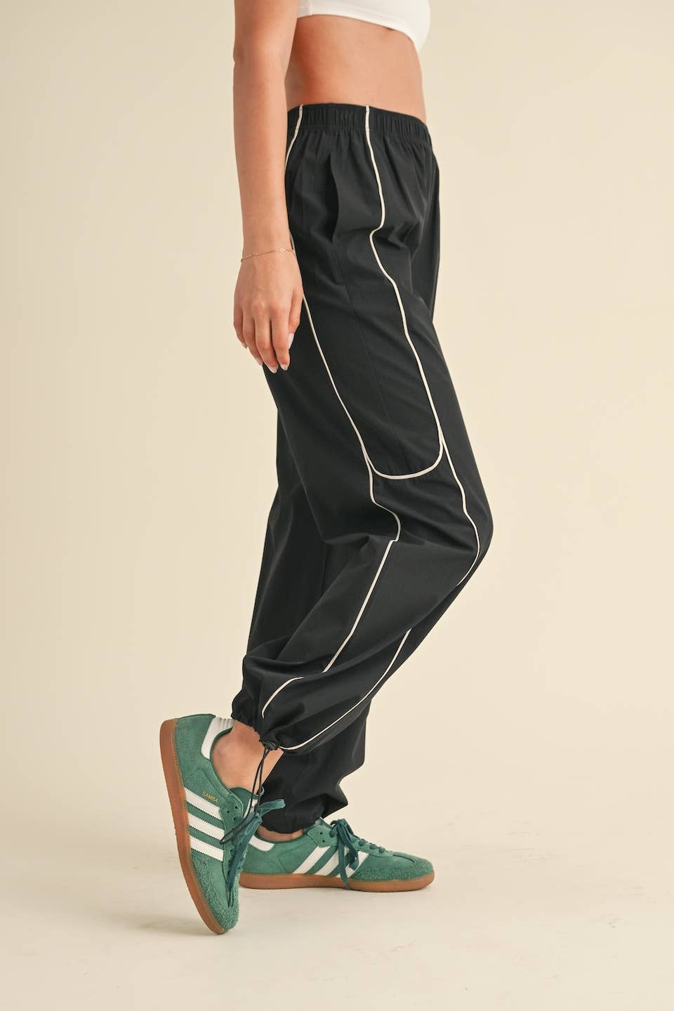 Emoni Track Pants - Black