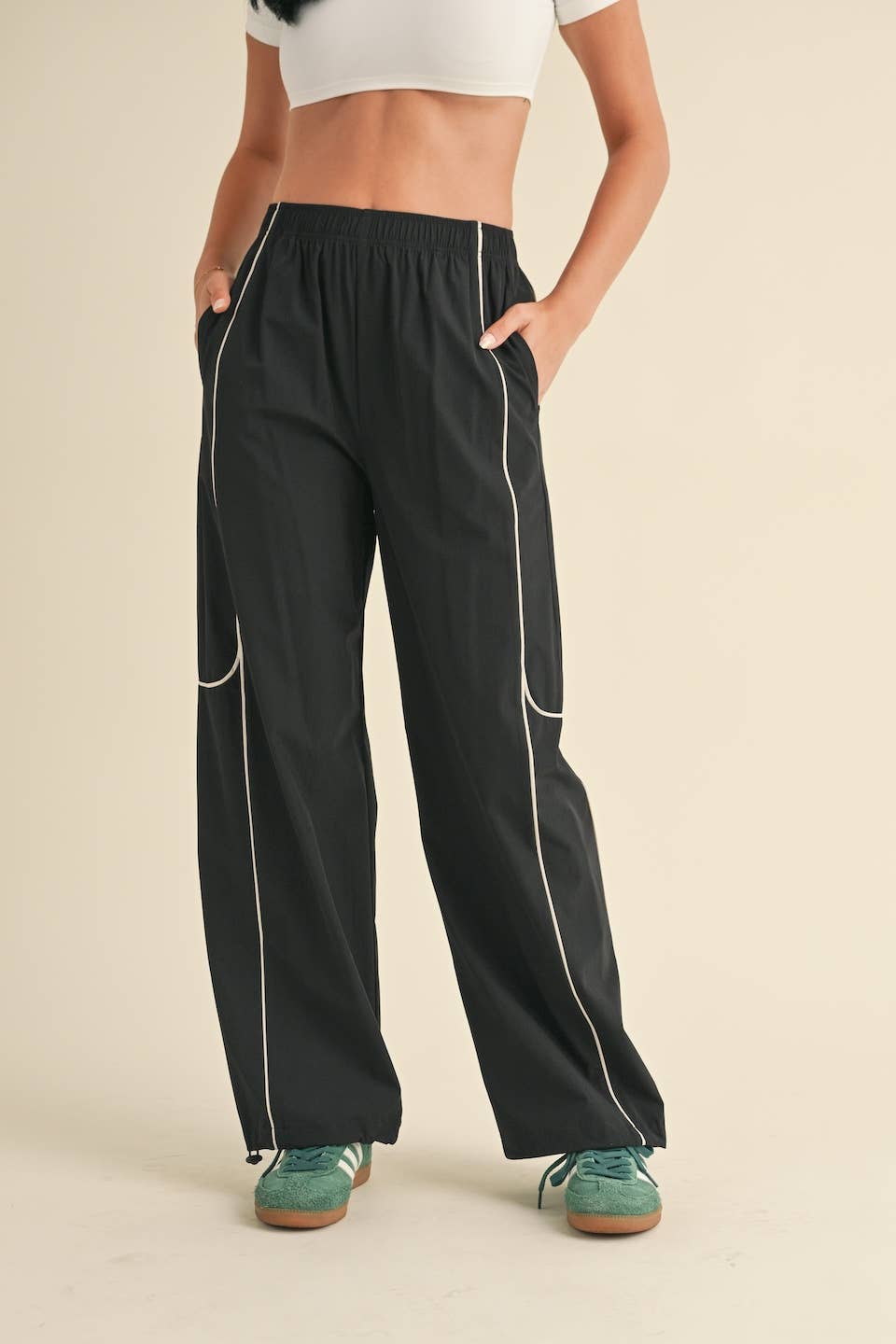 Emoni Track Pants - Black