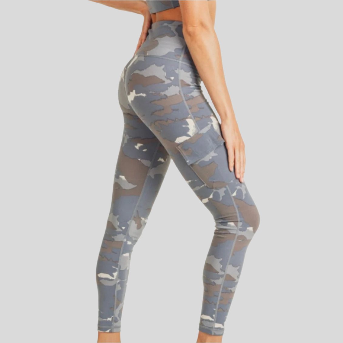 Tundra Camo Cargo Leggings - Emoni Fit