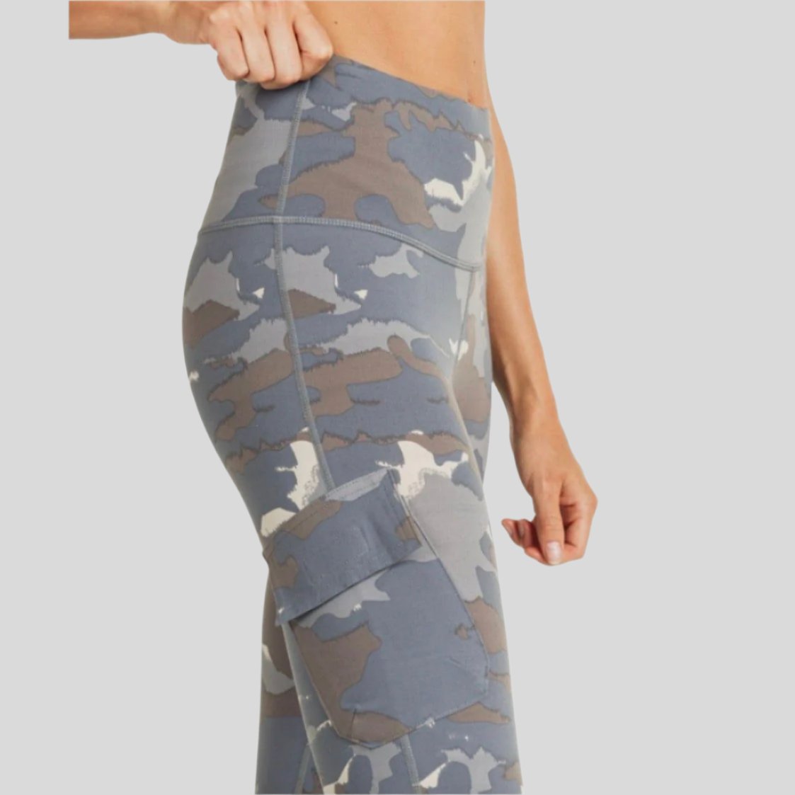 Tundra Camo Cargo Leggings - Emoni Fit