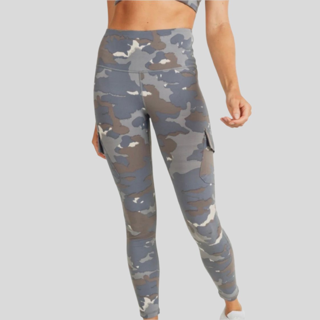 Tundra Camo Cargo Leggings - Emoni Fit