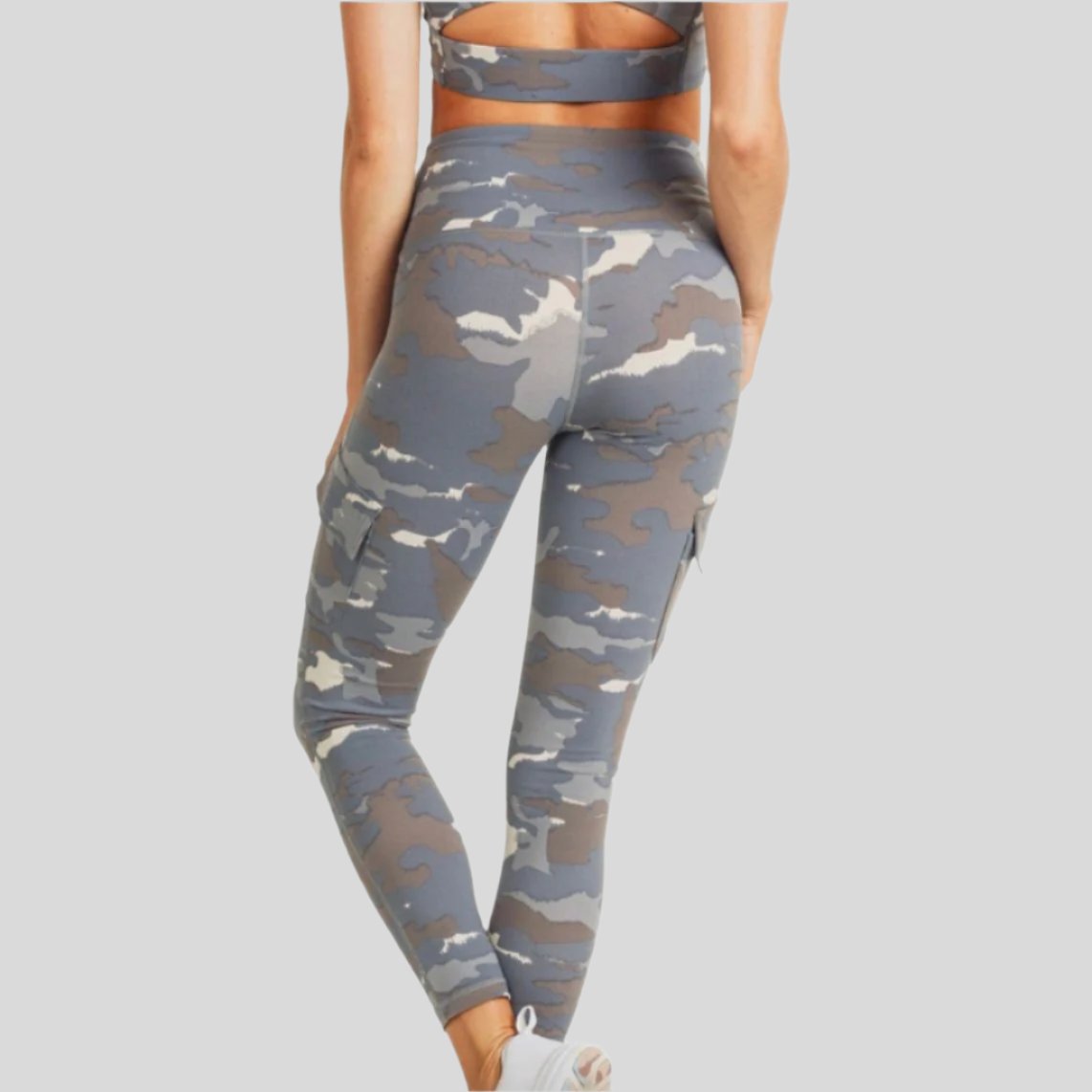 Tundra Camo Cargo Leggings - Emoni Fit