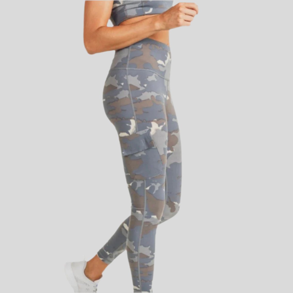 Tundra Camo Cargo Leggings - Emoni Fit