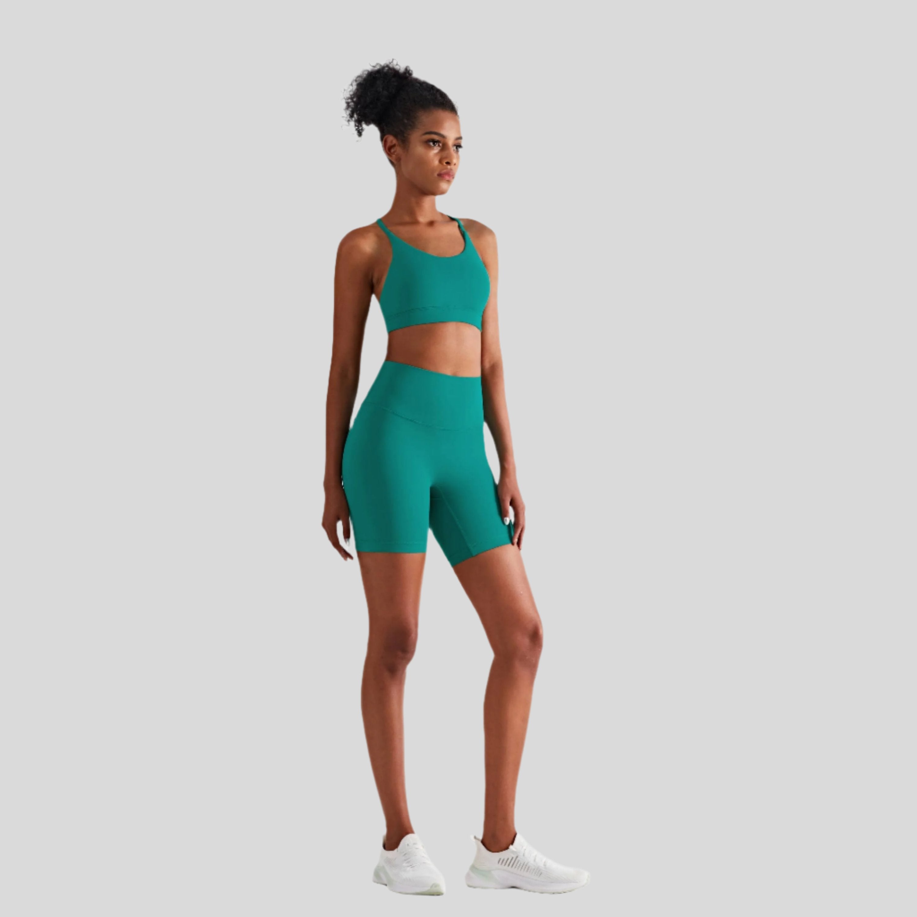 Luna triangle-back Sports Bra - Emoni Fit