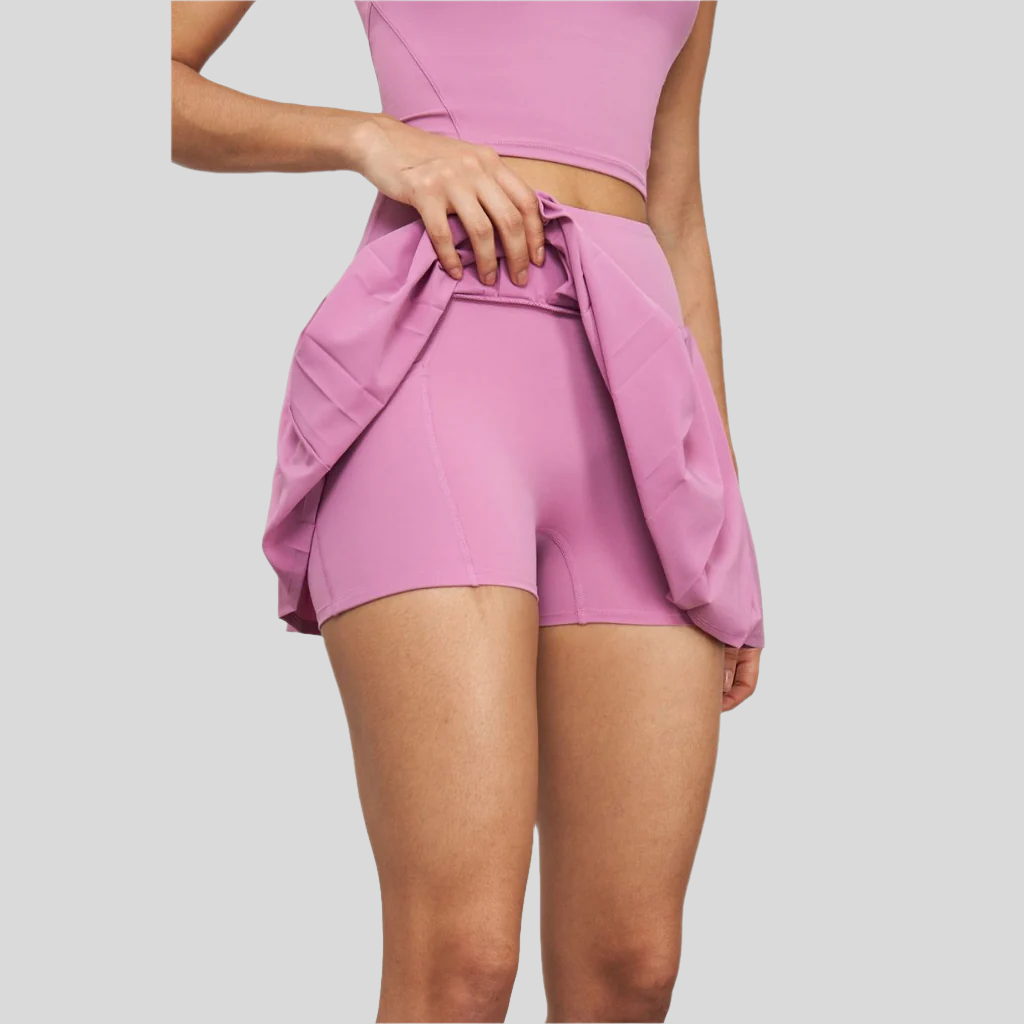 Serena Classic Pleated Tennis Skirt - Emoni Fit