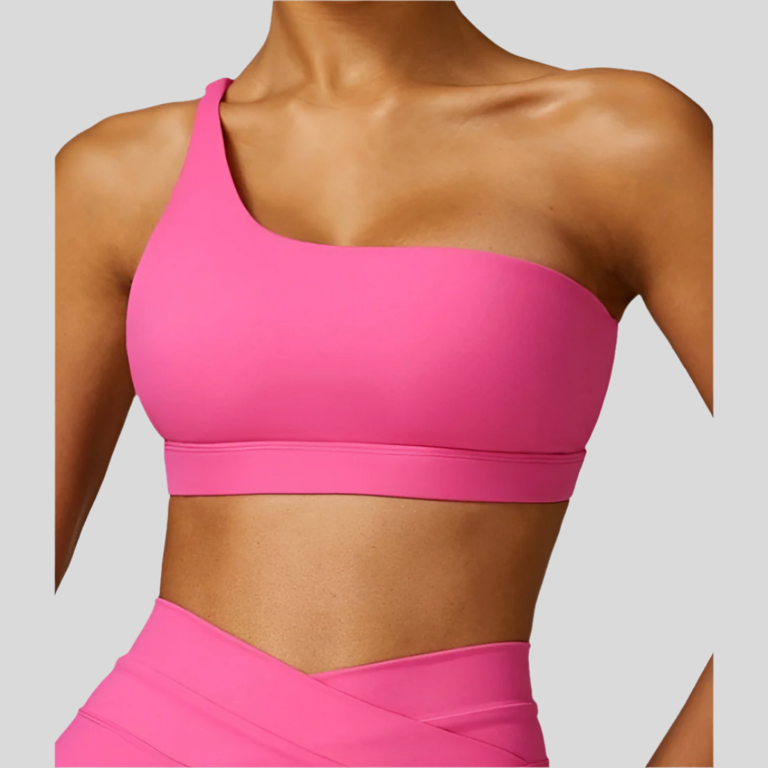 Momentum Sports Bra- Deep Pink - Emoni Fit