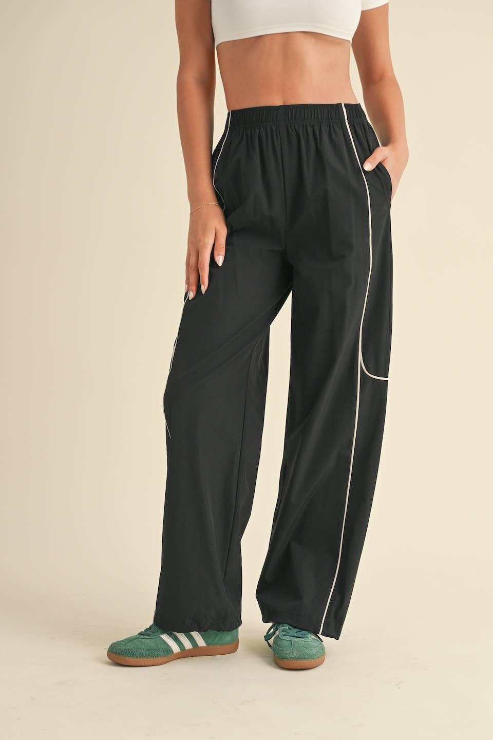 Emoni Track Pants - Black