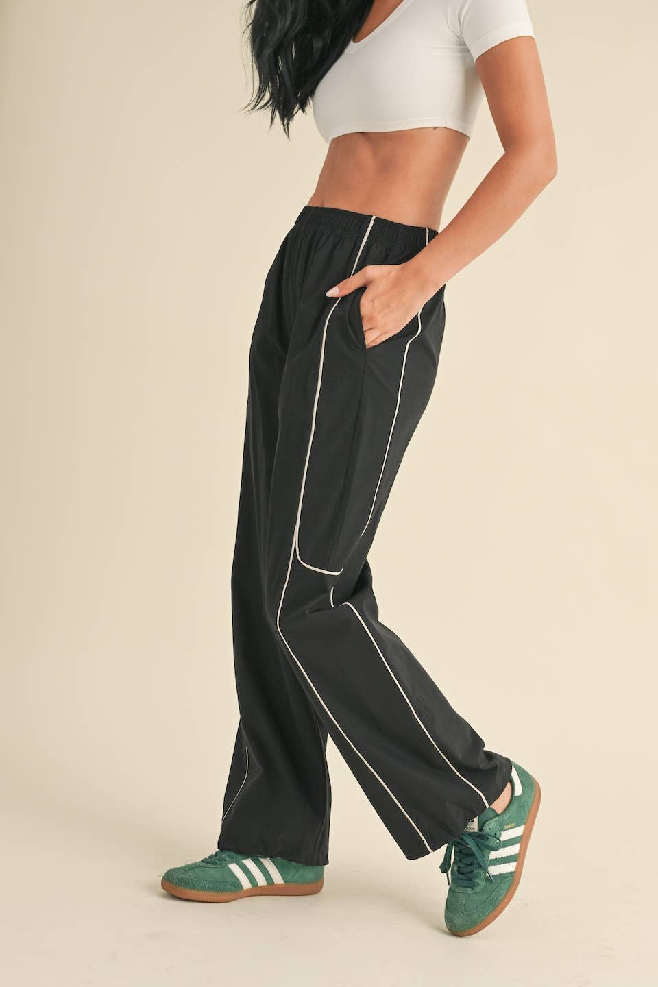 Emoni Track Pants - Black