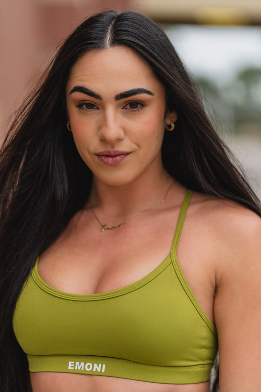 Emoni Zenvy Sports Bra - Moss