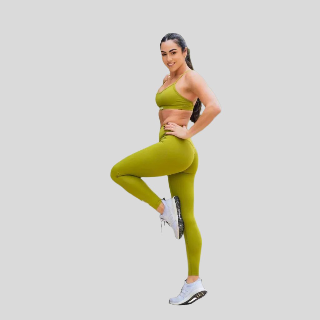 Emoni Zenvy Leggings - Moss - Emoni Fit