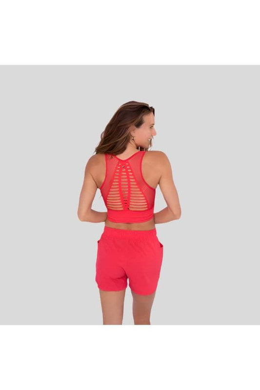Laser Cut Seamless Sports Bra - Emoni Fit